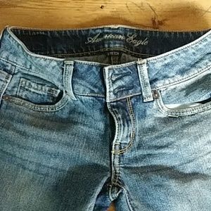 American Eagle stretch ankle jeans size 0